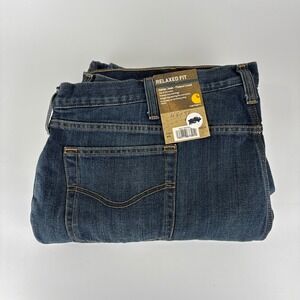 Carhartt Holter Relaxed Fit Fleece‎ Lined Jeans Mens 48x32 Denim 102803-966 NWT
